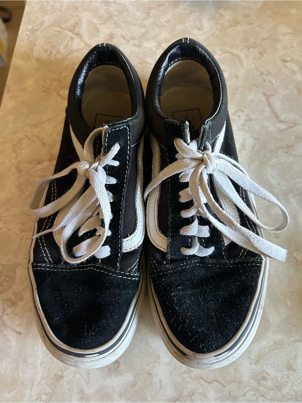 Vans Black and White Classic Old Skool Sneakers